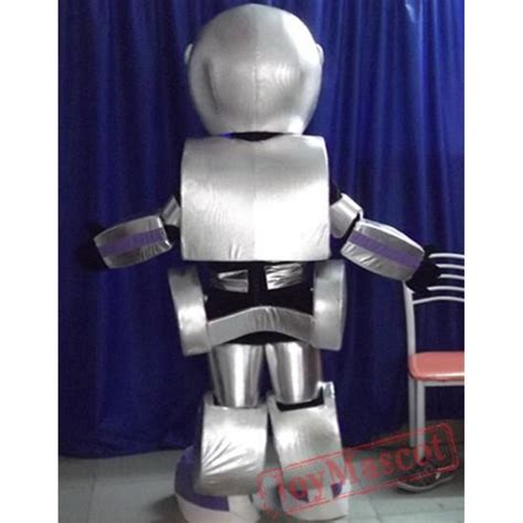 Cartoon Intelligent Robot Mascot Costume