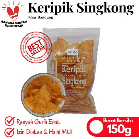 Jual Keripik Singkong Seblak Pedas Keju Balado Kering Milan Food Gr