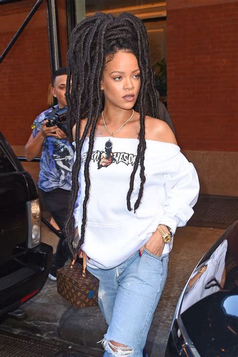 Rihanna ∞ Faux Locs Hairstyles Locs Hairstyles Hair Styles