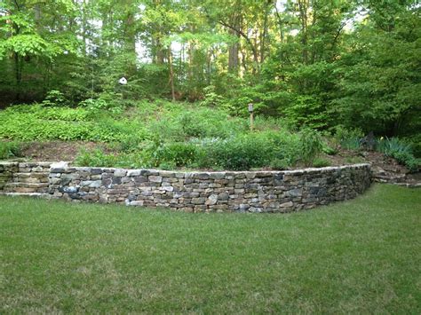 Dry Stacked Retaining Wall Classico Giardino Altro Di Earth