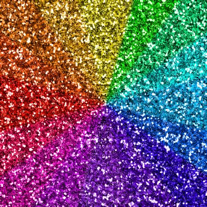 Rainbow Glitter Background Stock Photo - Download Image Now - iStock