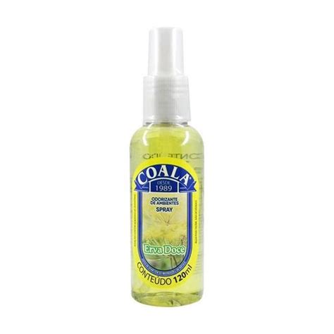 Odorizante Spray Erva Doce 120 Ml Coala Odorizador E Desodorizador De