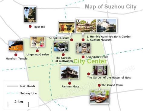 Suzhou Maps, Maps of Suzhou in China