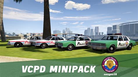 Vice City Police Department Minipack Addon Gta5