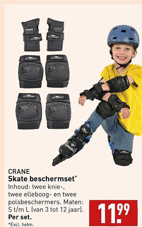 Crane Skate Beschermset Aanbieding Bij Aldi Folders Nl