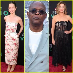 Emilia Clarke Samuel L Jackson Cobie Smulders Attend Secret