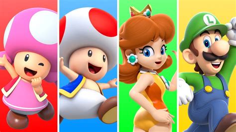 Mario Party 10 Minigames Toadette Vs Toad Vs Daisy Vs Luigi Master