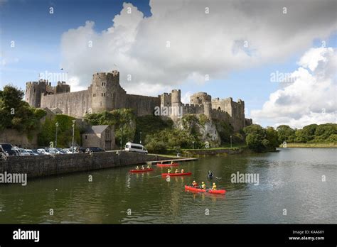 Pembroke Castle, Pembrokeshire, Wales Stock Photo - Alamy