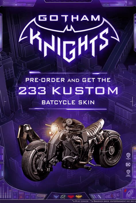 Gotham Knights 233 Kustom Batcycle Skin Eu Dlc Ps5 Cd Key Royalcdkeys