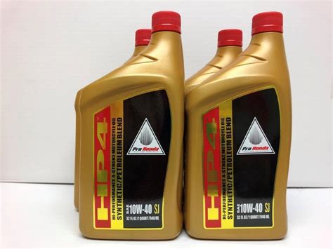 Honda Pro Hp4 4 Stroke Motorcycle Oil 10w 40 32 Oz 08c35 A14w0m 4