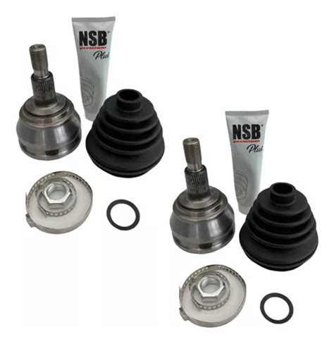 Kit 2 Espigas Homocinéticas Lado Rueda Vw Pointer A2 Caribe