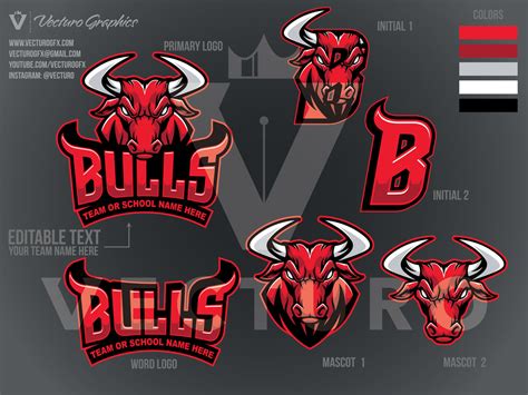 Bulls Sports Logo Pack Vecturo Graphics