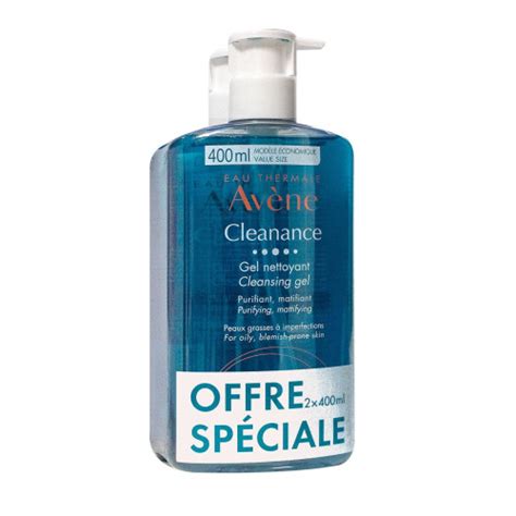 Cleanance Gel Nettoyant Sans Savon 2 X 400ml