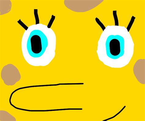 Close Up Of Spongebobs Eyes And Nose Drawception