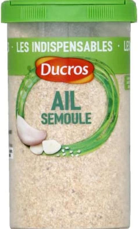 Ducros Ail Semoule Le Pot De G Amazon Fr Epicerie