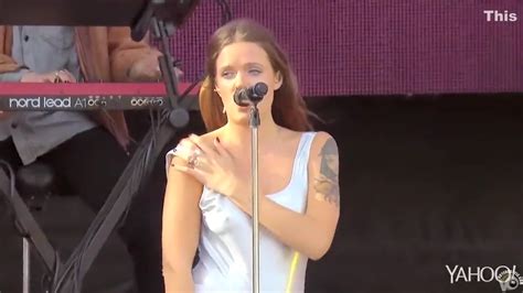 Attractive Inked Singer Shows Off One Of Her Tits At A Show PornZog Free Porn Clips