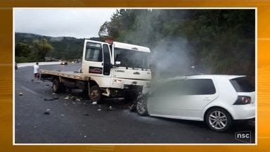 Bom Dia Santa Catarina Bebê e 3 adultos morrem em batida frontal no