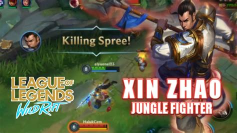 Xin Zhao Gameplay Jungle Fighter │rank Game│league Of Legends Wild