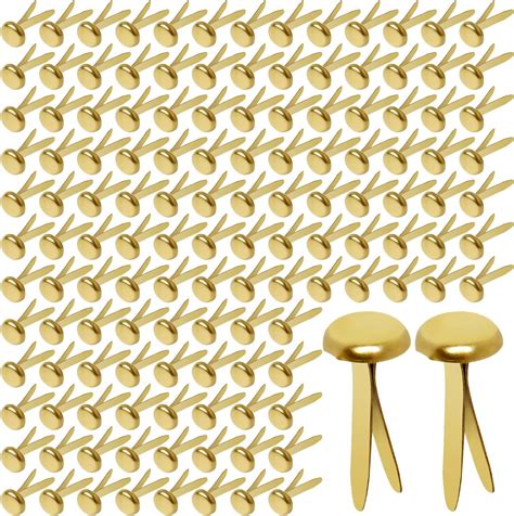 Acco Brass Paper Fasteners 34 Plated 1 Box 100