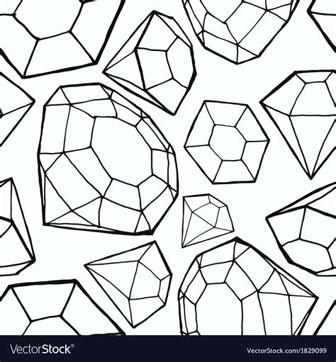 Seamless Diamond Pattern Royalty Free Vector Image