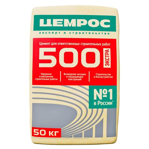 Купить Цемрос Цемент М500 Д0 в магазине "Цем-цемент"