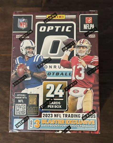 2023 Panini NFL Donruss Optics Football Trading Card Blaster Box In