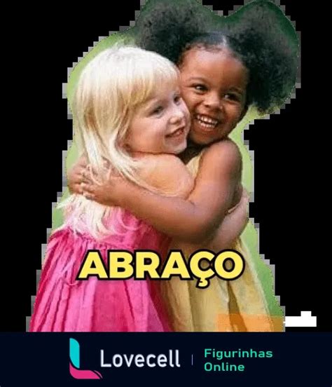 Figurinha Abraço para WhatsApp Lovecell