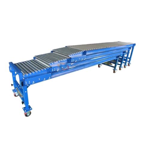 Telescopic Gravity Roller Conveyor Extendable Conveyor Systems Supplier For Loading And