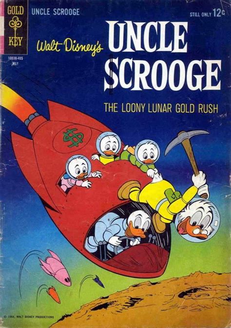 Uncle Scrooge Walt Disney 49 VG Gold Key Low Grade Comic Save