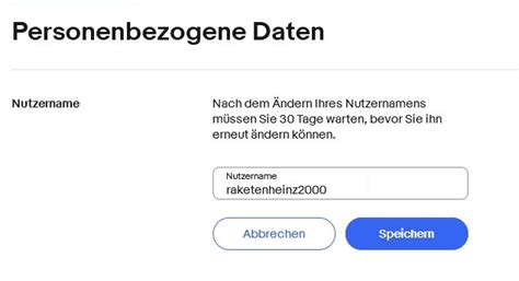 Ebay Namen Ndern Wie Geht Das