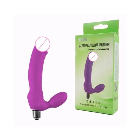 Vibrador Penetrador Próstata Strapless Duplo Glande e Cápsula