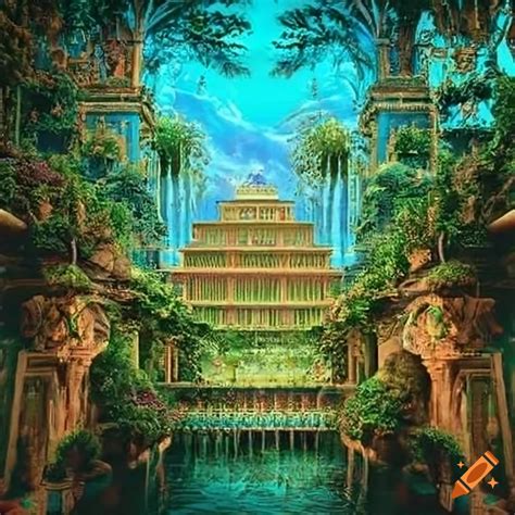 Picture Of The Hanging Gardens Of Babylon