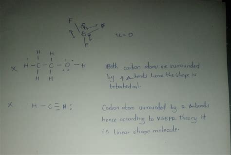 [solved] Use The Vsepr Theory To Predict The Shape Of A Molecule Of Ethanol Course Hero