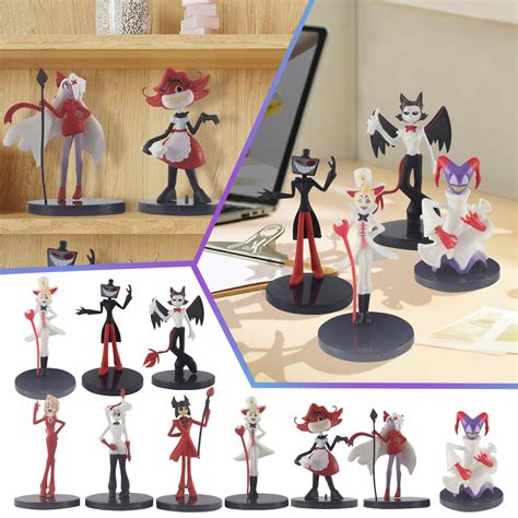 Hazbin Hotelhazbinhabzin Hotel9 X Toy Figurineshazbin Hotel Toys
