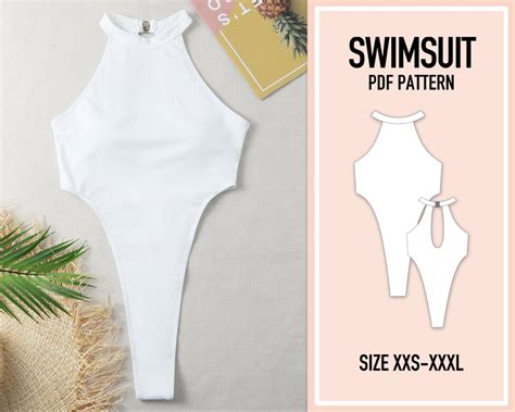 Swimsuit Pattern Pdf Sewing Pattern Bikini Pattern Pdf Etsy