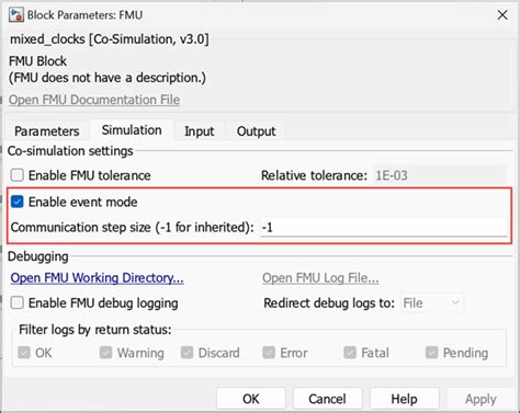 Import And Simulate Fmu With Time Based Clocks In Simulink Matlab