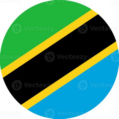 Tanzania Flag Button 46000967 Png