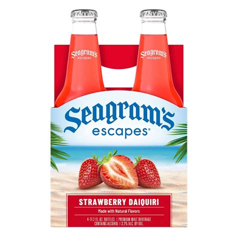 Seagram S Escapes Strawberry Daiquiri Flavored Malt Beverage Pack