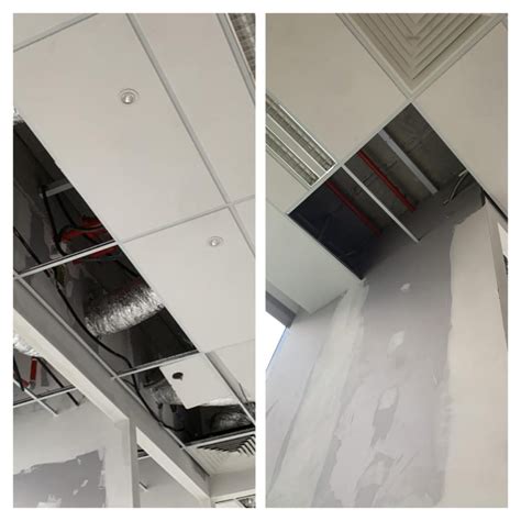 false ceiling work ls partition wall singapore