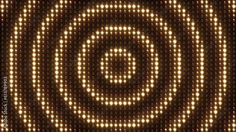 Lights Board Loop Led Circle Shaped Background Animation Lights