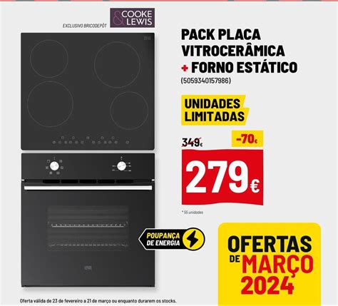 Promo O Pack Placa Vitrocer Mica Forno Est Tico Em Brico Dep T