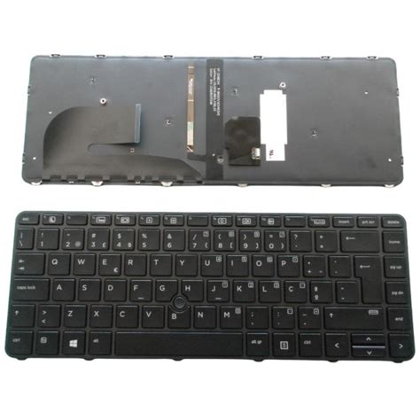 1BiTLab Teclado HP EliteBook 840 G3 840 G4 Track Stick Backlit PT