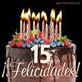 Feliz Cumpleaños 15 Años Animado Gratis Funimada