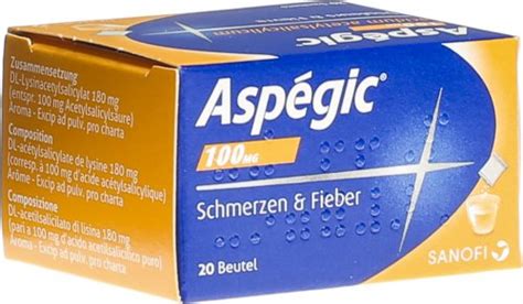 Aspegic Pulver Mg Beutel St Ck In Der Adler Apotheke