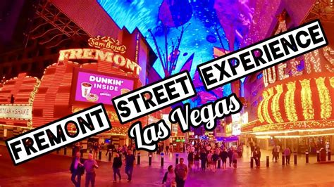 Fremont Street Experience Las Vegas Youtube