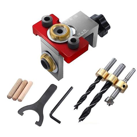 Self Centering Dowel Jig Kit Woodworking Center Finding Doweling Drill