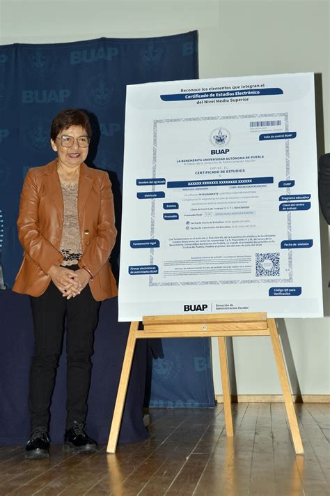 Presenta BUAP certificado de estudios electrónico del nivel medio