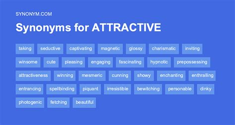 Another word for ATTRACTIVE > Synonyms & Antonyms
