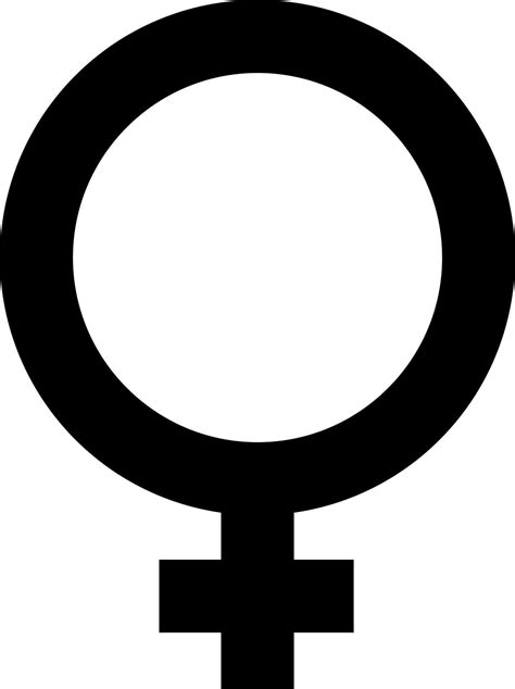 Female Sex Symbol Icon Female Gender Icon Woman Sign Female Icon Venus Symbol 20296237