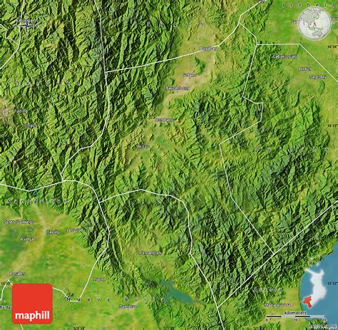 Satellite Map of Nueva Vizcaya